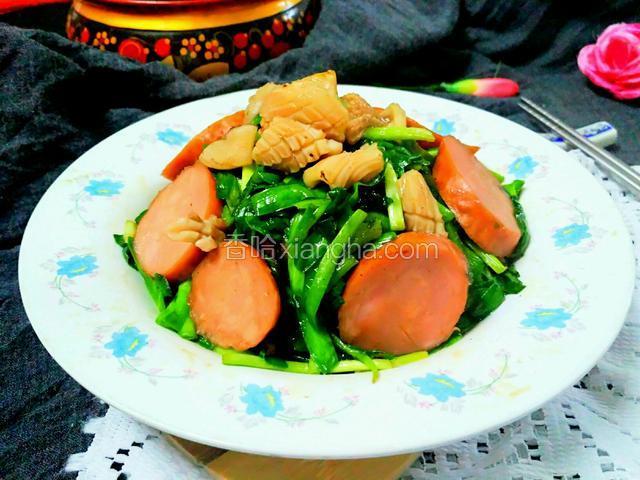 春暖花开一一炒春韭