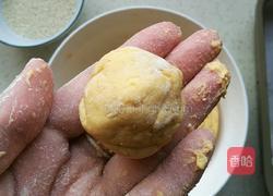 芝麻地瓜糯米饼的做法图解4