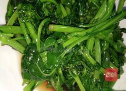 炝炒菜苔的做法图解4