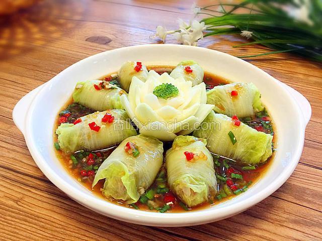 白菜肉卷