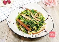 野芹炒香干的做法图解8