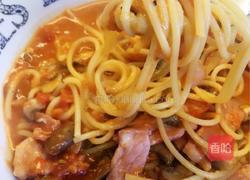 培根蘑菇意面的做法图解14