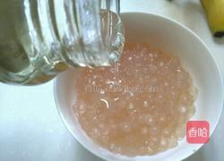 蜜豆牛奶西米露的做法图解1