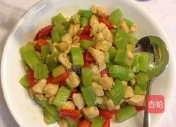 青笋鸡肉丁的做法图解7