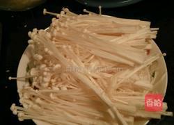 蒸金针菇的做法图解1