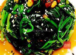 陈醋拌菠菜的做法图解10