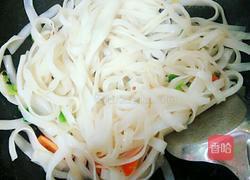 猪肝炒河粉的做法图解7