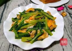 油麦菜炒鸡蛋的做法图解11