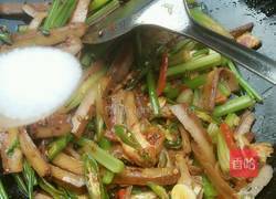 香干炒肉的做法图解13