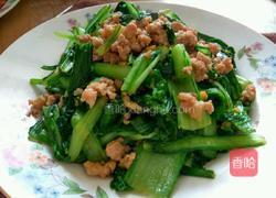 肉末小白菜的做法图解5