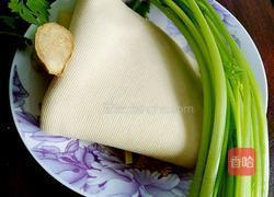 素炒豆腐皮的做法图解1