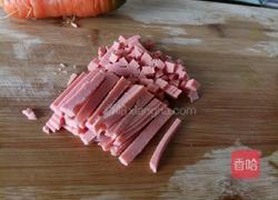 火腿炒饭的做法图解2