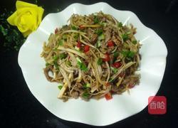 芋头丝炒牛肉的做法图解12