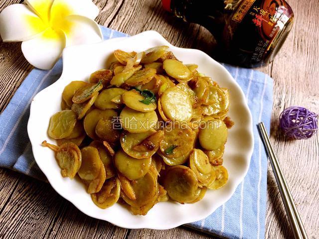 素炒绿豆饼