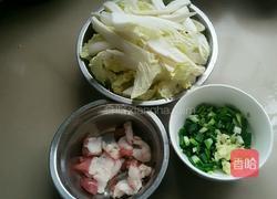 猪肉白菜炖粉条的做法图解1