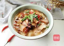 腊肉煮豆腐干的做法图解12