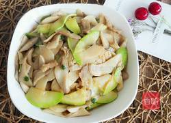 杏鲍菇角瓜炒肉的做法图解13