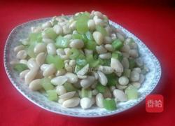 芹菜凉拌花生米的做法图解6