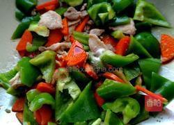 青椒炒肉的做法图解6