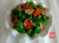青椒炒肉的做法图解8