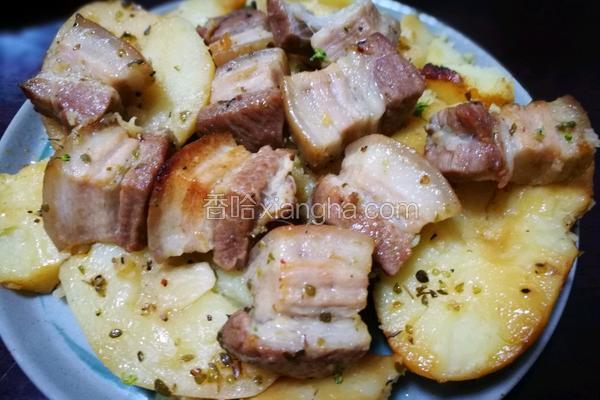 法式家常菜土豆焖五花肉