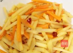 土豆炒胡萝卜的做法图解8