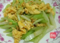 油菜心炒蛋的做法图解6