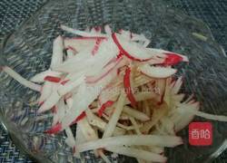 爽拌豆芽萝卜丝的做法图解4