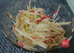 爽拌豆芽萝卜丝的做法图解5