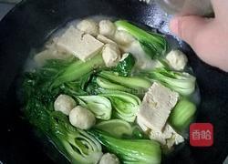 青菜烩肉丸的做法图解6