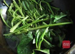 蚝油菠菜凉拌的做法图解2