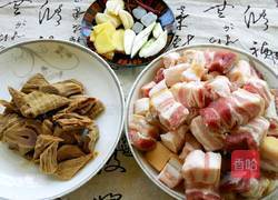 五花肉烧笋干的做法图解4