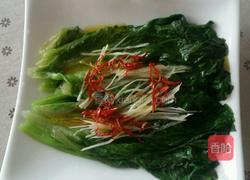 白灼生菜的做法图解9