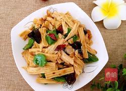 肉炒腐竹木耳的做法图解7