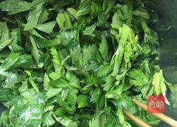 蒸芹菜叶的做法图解3