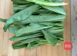蒜蓉油麦菜的做法图解2