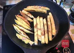 Illustration of how to make golden French fries steamed buns (oil-free version) 4