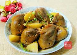 红烧鸡头的做法图解12