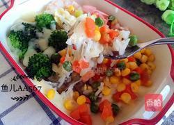 虾仁彩蔬焗饭的做法图解9