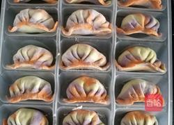 彩色饺子的做法图解4
