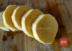 黄金红薯糯米豆沙球的做法图解1