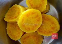 黄金红薯糯米豆沙球的做法图解4