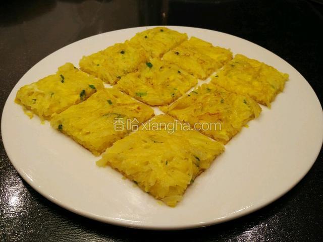 土豆丝鸡蛋饼