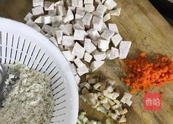 油豆腐让糯米的做法图解1