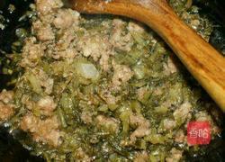 雪菜炒肉末的做法图解4