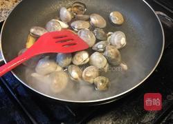 姜葱炒蛤的做法图解4