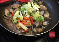 姜葱炒蛤的做法图解5