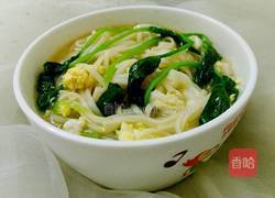 菠菜鸡蛋面的做法图解11