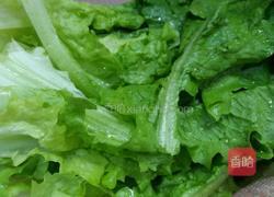 家常蒜米炒莴苣叶的做法图解1