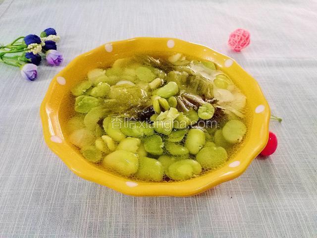 酸菜胡豆瓣汤